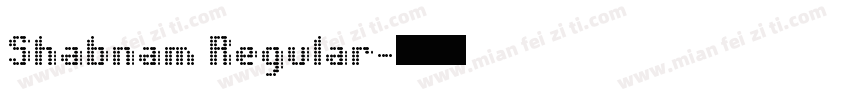 Shabnam Regular字体转换